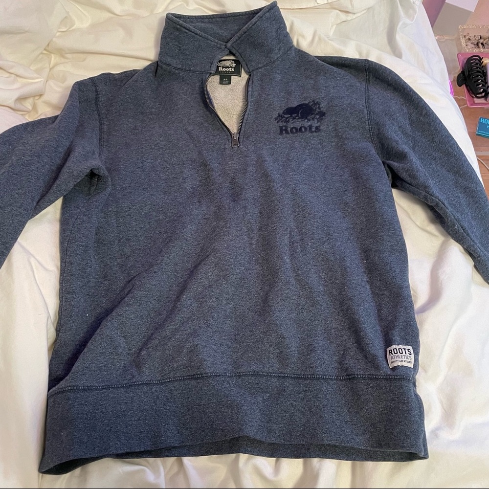 roots quarter zip